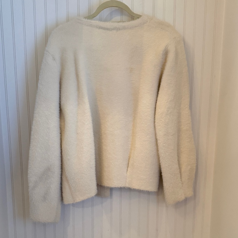 Cream Button-Up Cardigan - Picture 3 of 5